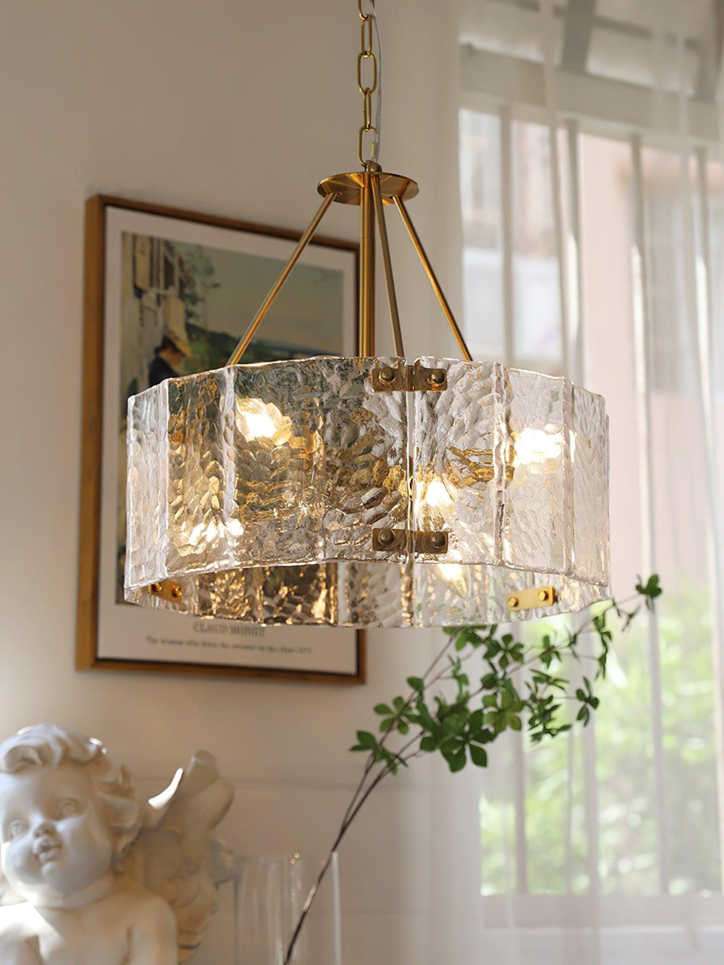 Calvert Chandelier - Elegant Lighting Fixture with Adjustable Height &