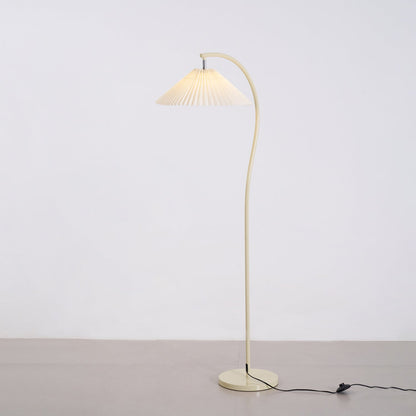 Crescini Pleated Floor Lamp - Adjustable Brightness & Elegant Design