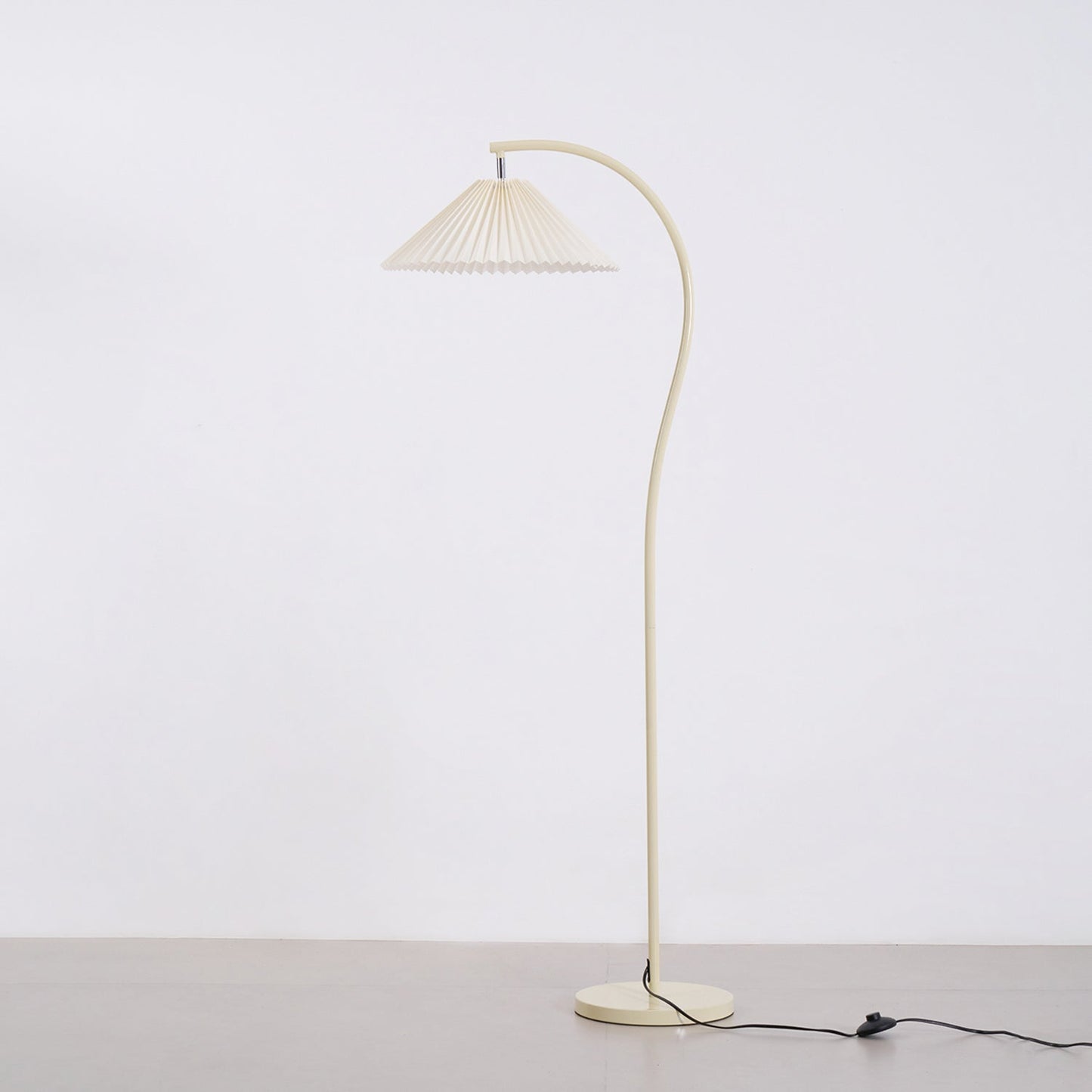 Crescini Pleated Floor Lamp - Adjustable Brightness & Elegant Design