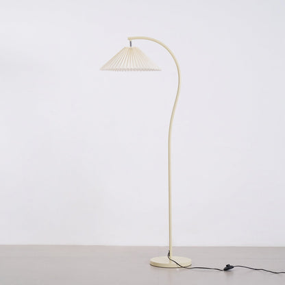 Crescini Pleated Floor Lamp - Adjustable Brightness & Elegant Design