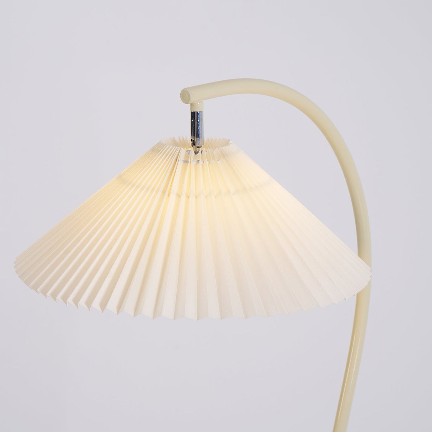 Crescini Pleated Floor Lamp - Adjustable Brightness & Elegant Design