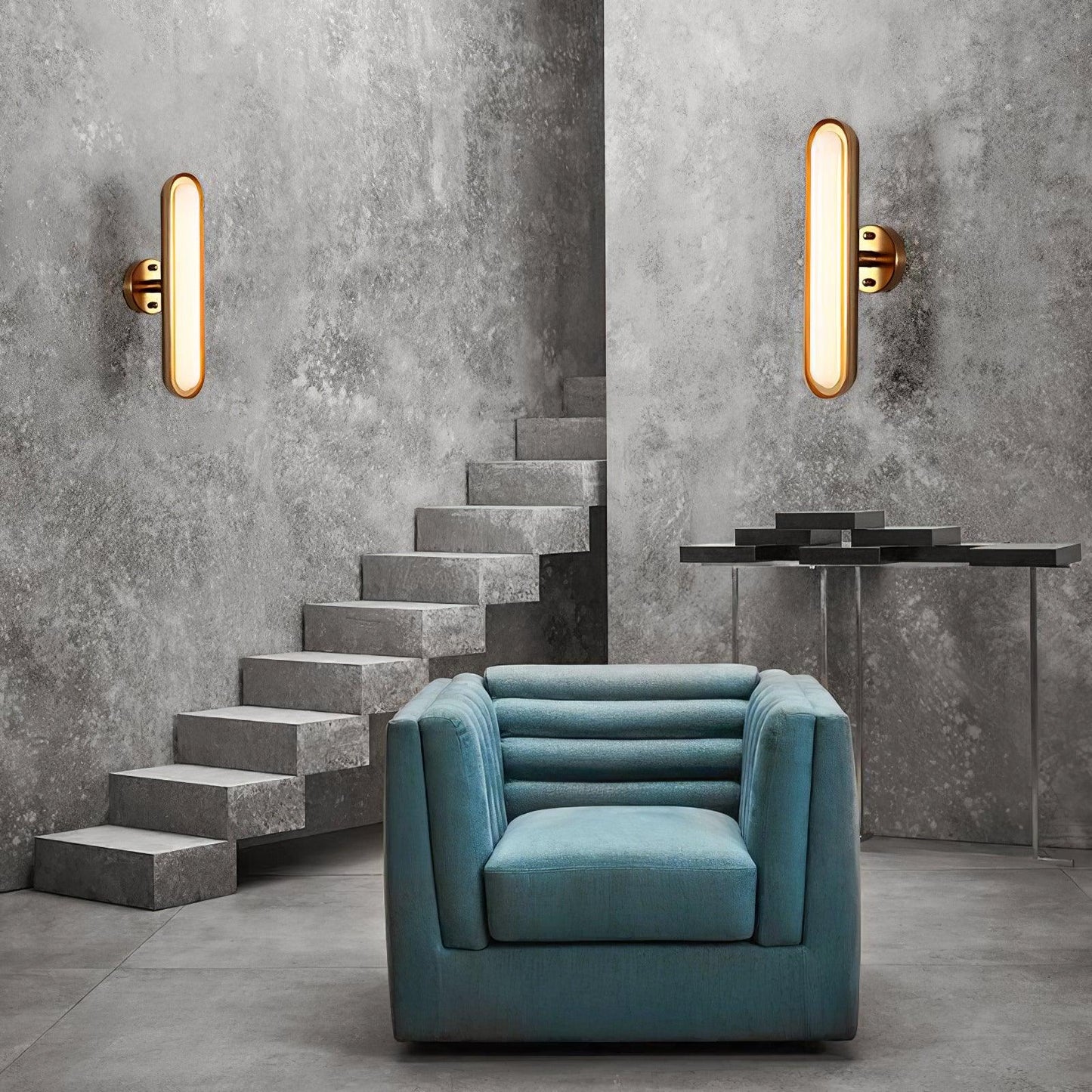 Capsule Wall Lamp - Modern Design with Adjustable Brightness & Energy
