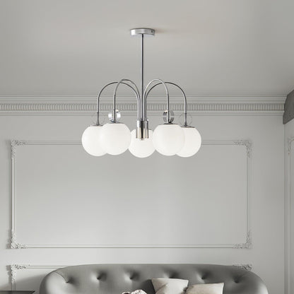 Carisa Collection Modern Chandelier with Adjustable Brightness & Elega