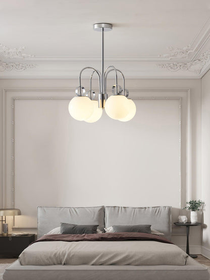 Carisa Collection Modern Chandelier with Adjustable Brightness & Elega