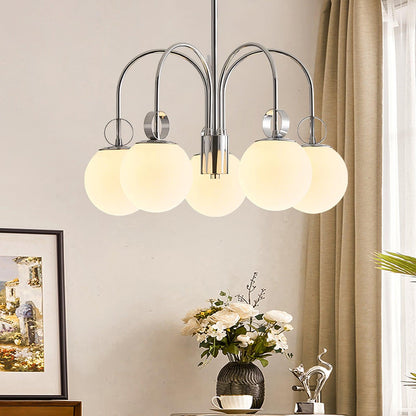 Carisa Collection Modern Chandelier with Adjustable Brightness & Elega