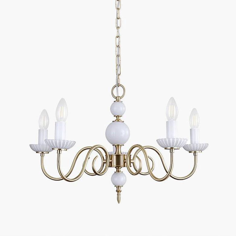 Carlita Crystal Chandelier - Elegant Lighting with Adjustable Height