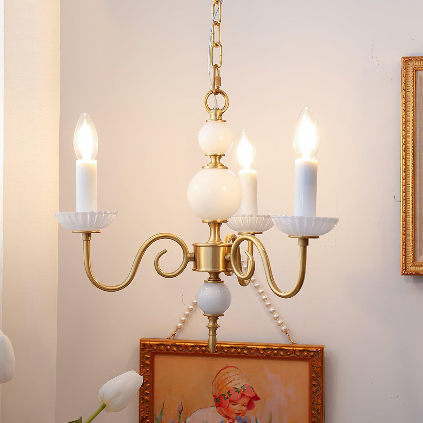 Carlita Crystal Chandelier - Elegant Lighting with Adjustable Height
