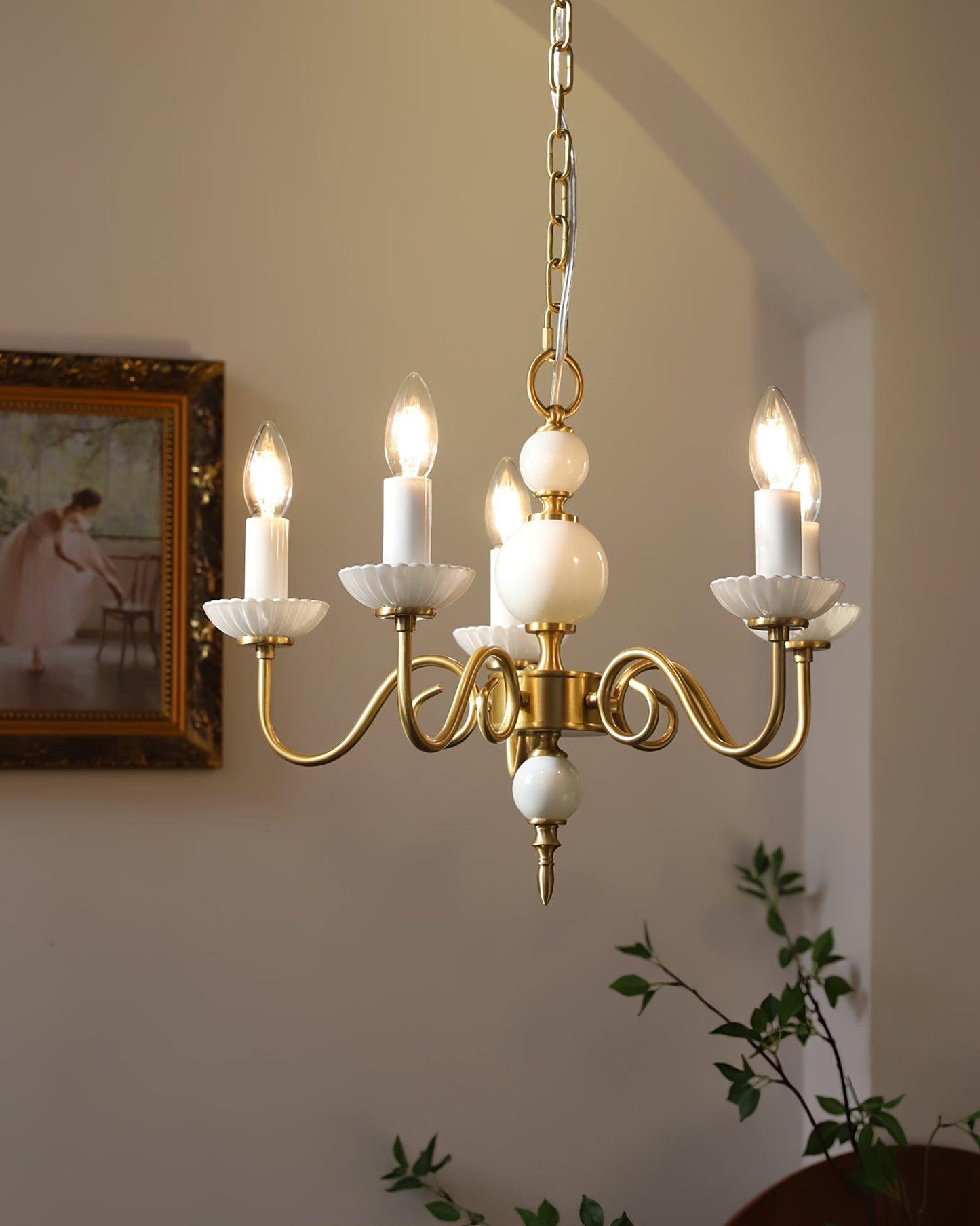 Carlita Crystal Chandelier - Elegant Lighting with Adjustable Height
