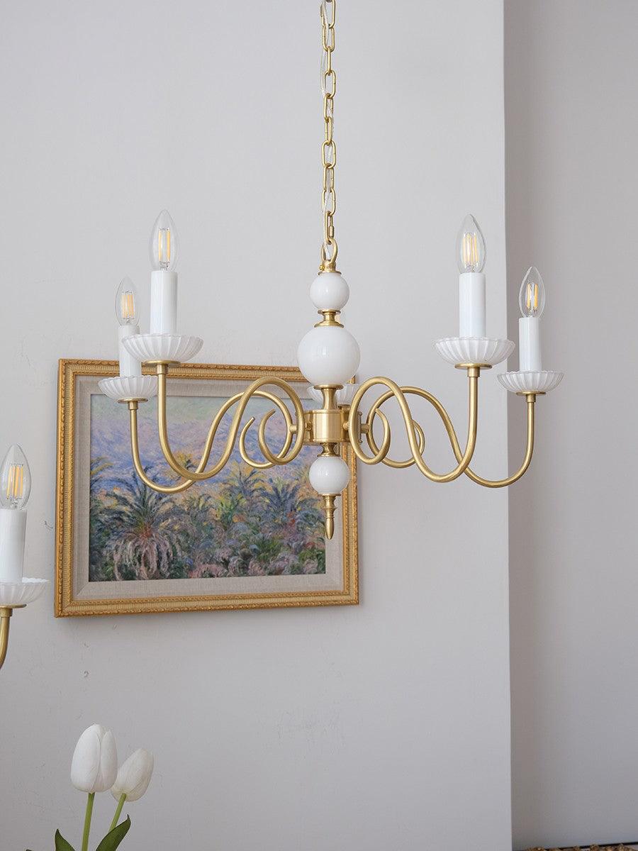 Carlita Crystal Chandelier - Elegant Lighting with Adjustable Height