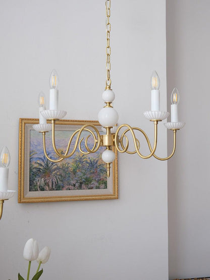 Carlita Crystal Chandelier - Elegant Lighting with Adjustable Height