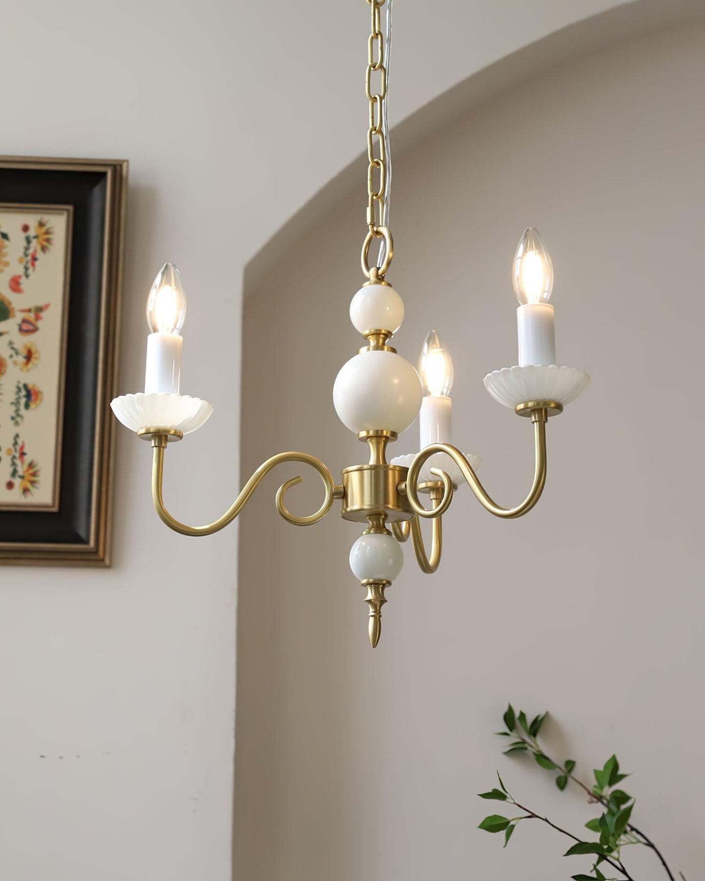 Carlita Crystal Chandelier - Elegant Lighting with Adjustable Height