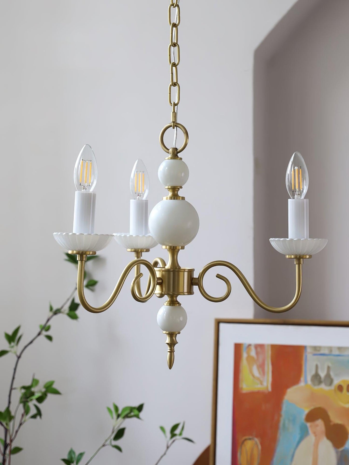 Carlita Crystal Chandelier - Elegant Lighting with Adjustable Height