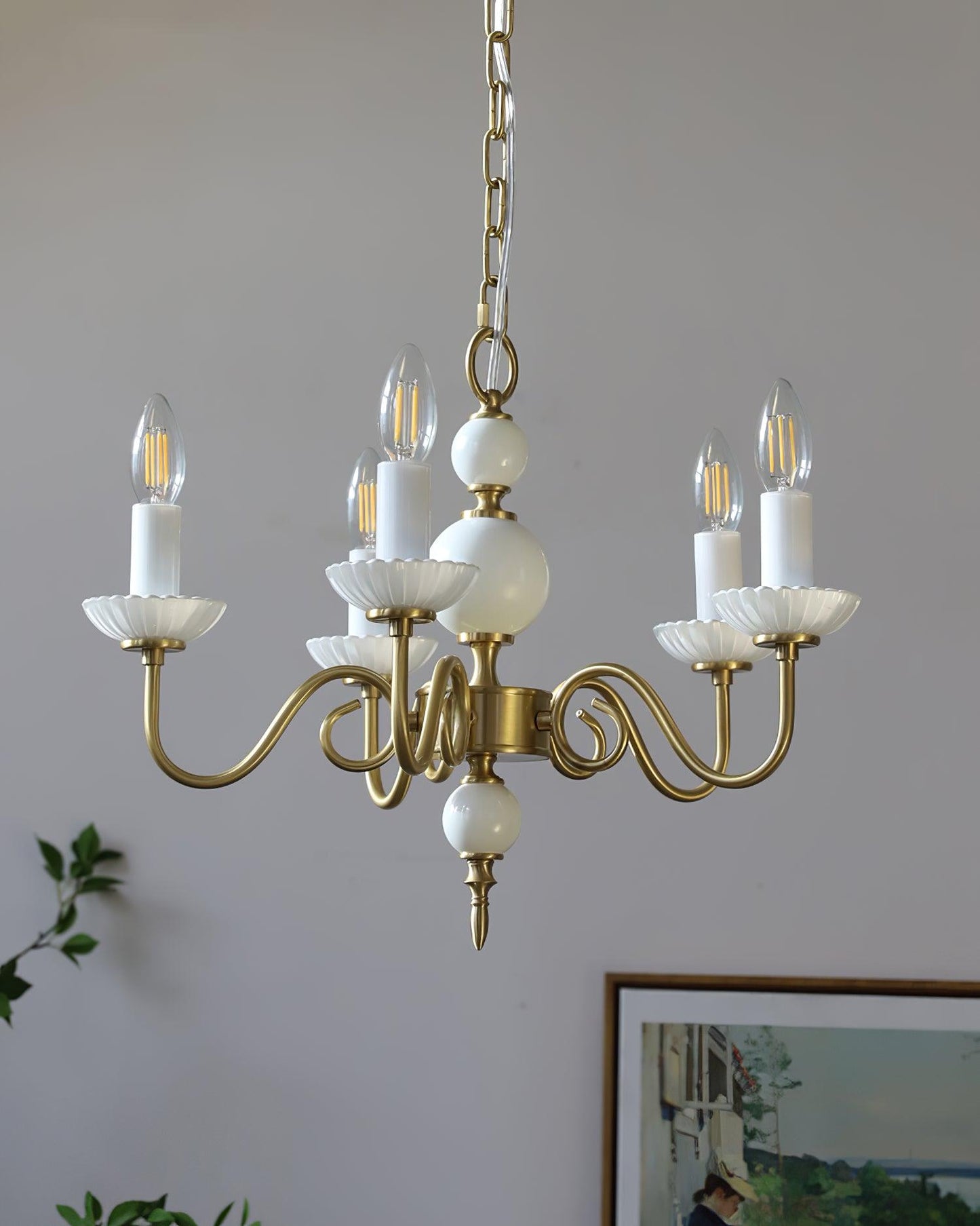 Carlita Crystal Chandelier - Elegant Lighting with Adjustable Height