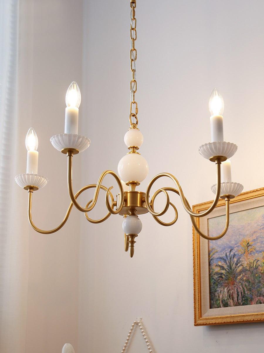 Carlita Crystal Chandelier - Elegant Lighting with Adjustable Height