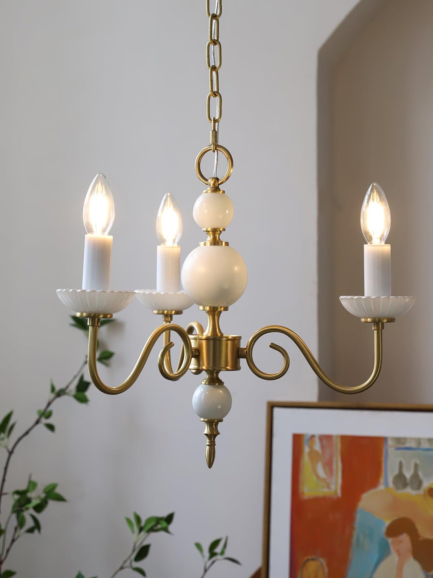 Carlita Crystal Chandelier - Elegant Lighting with Adjustable Height