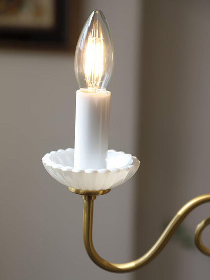 Carlita Crystal Chandelier - Elegant Lighting with Adjustable Height