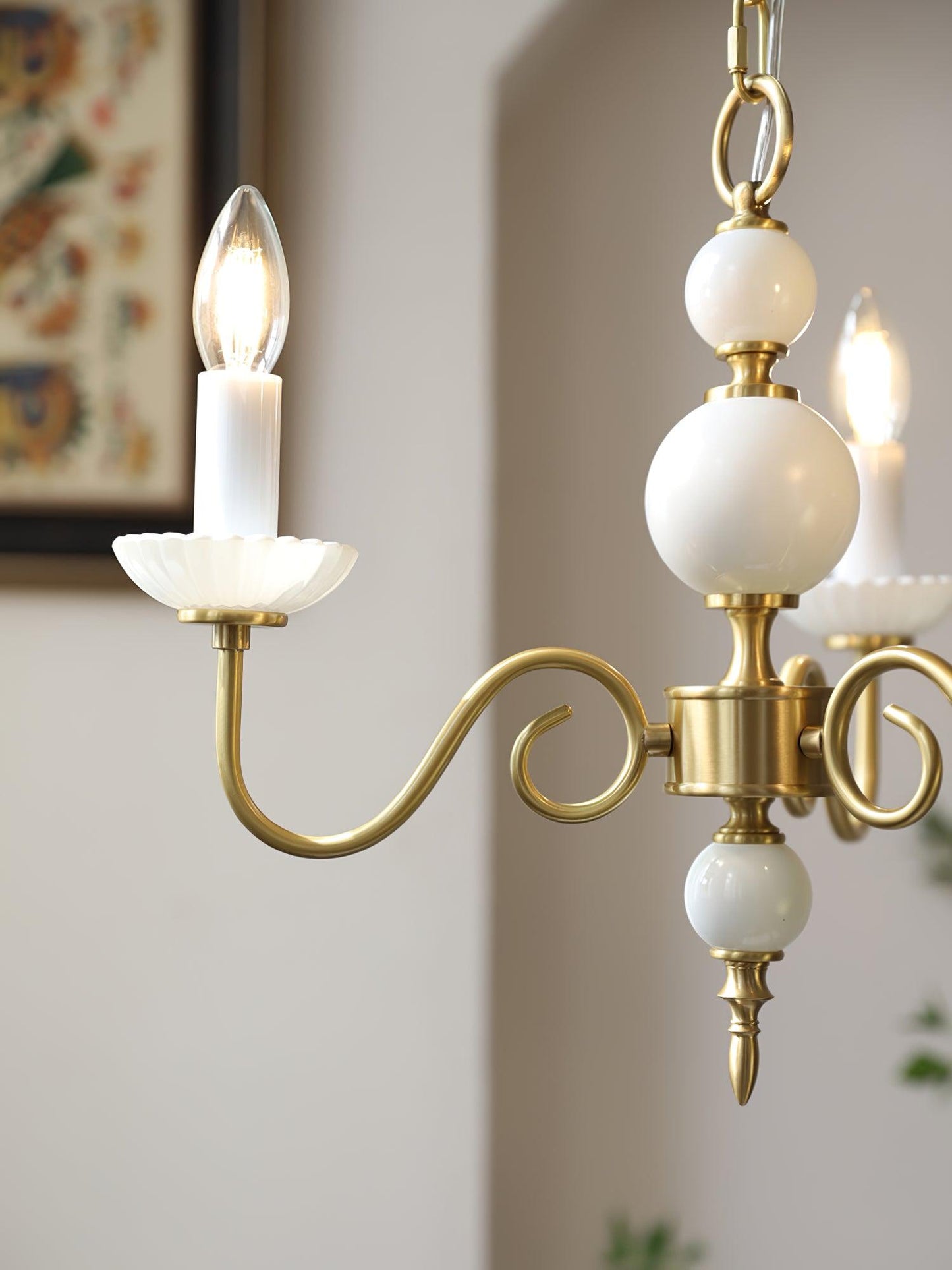 Carlita Crystal Chandelier - Elegant Lighting with Adjustable Height