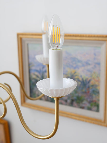 Carlita Crystal Chandelier - Elegant Lighting with Adjustable Height