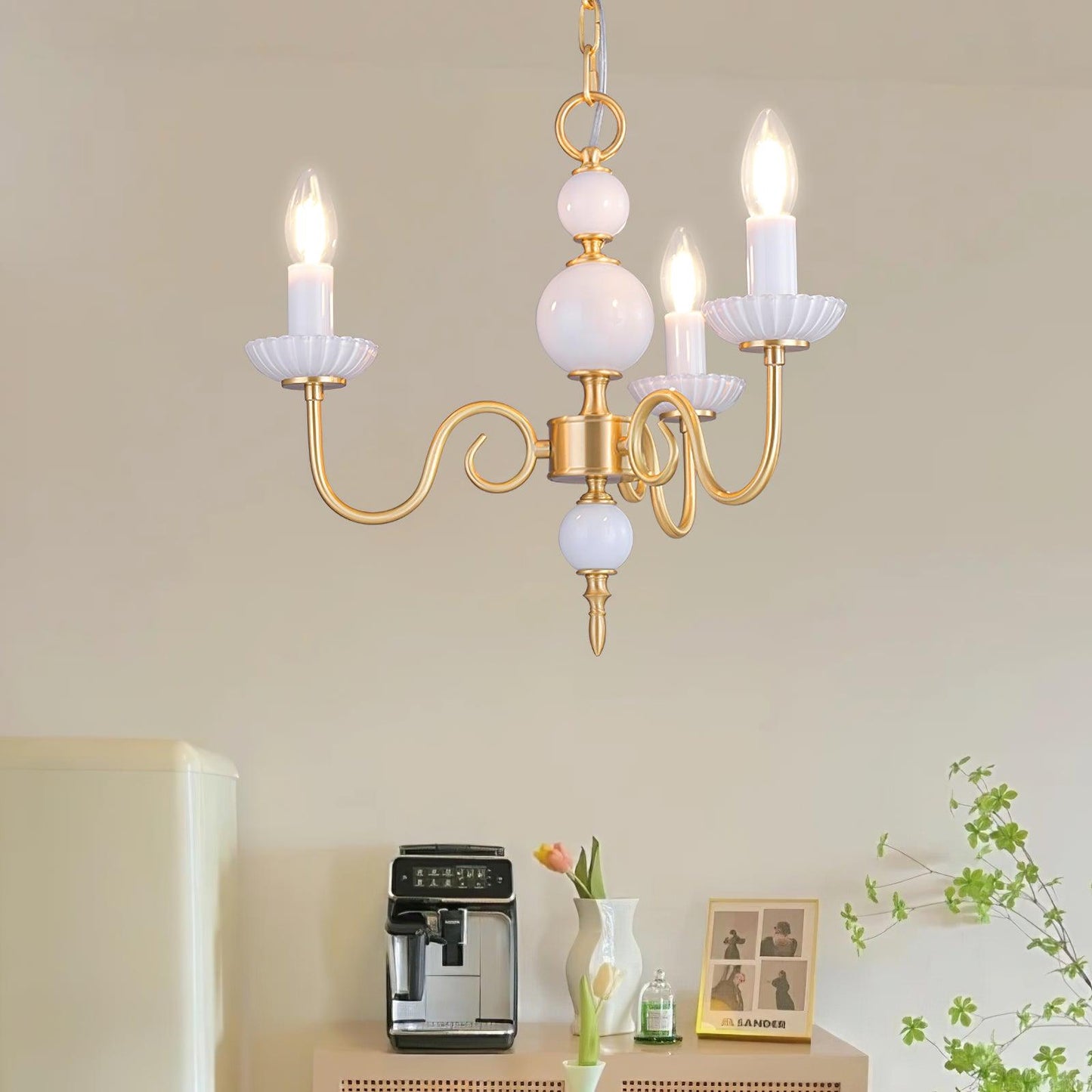 Carlita Crystal Chandelier - Elegant Lighting with Adjustable Height