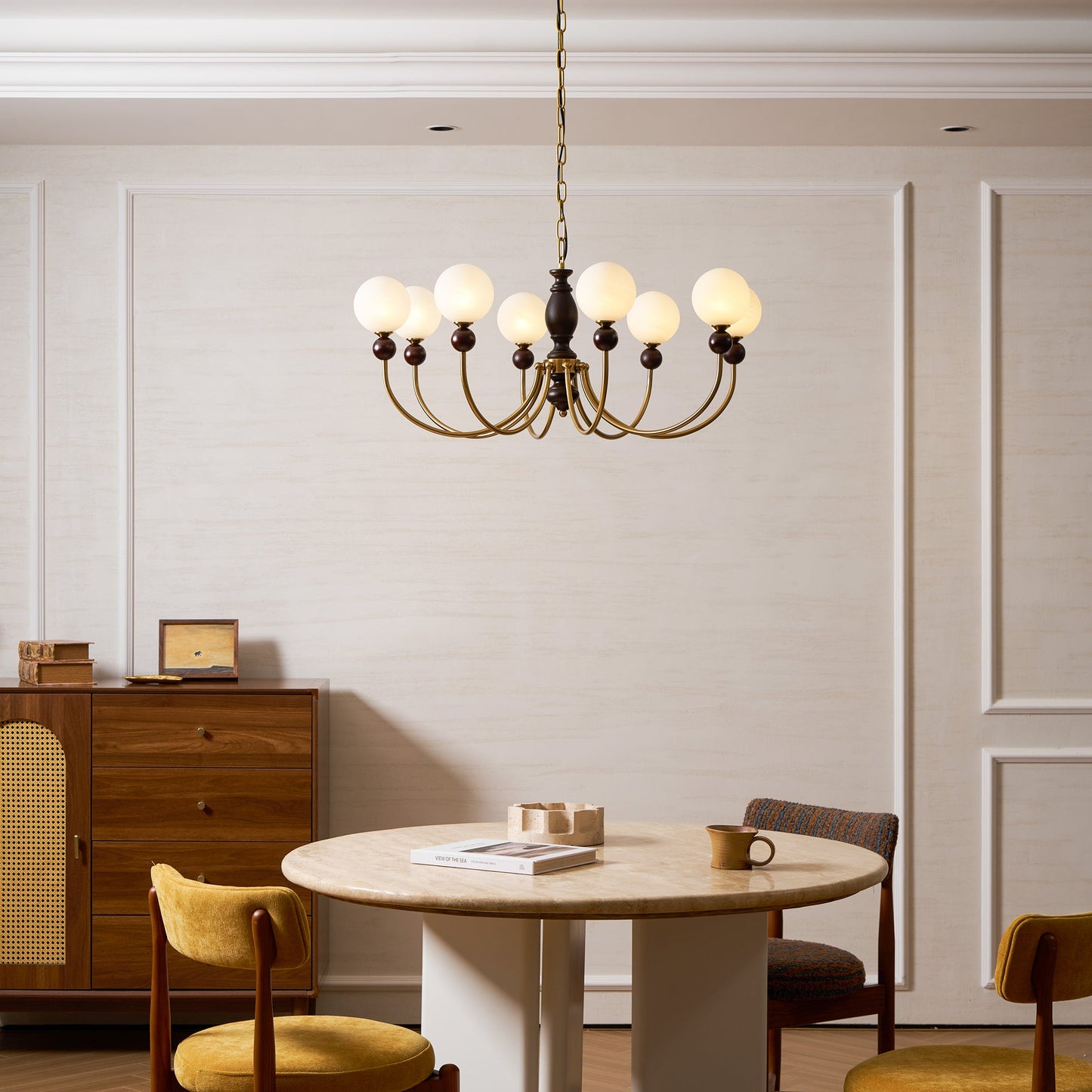 Carmina Orbital Chandelier - Modern Design with Adjustable Arms & LED