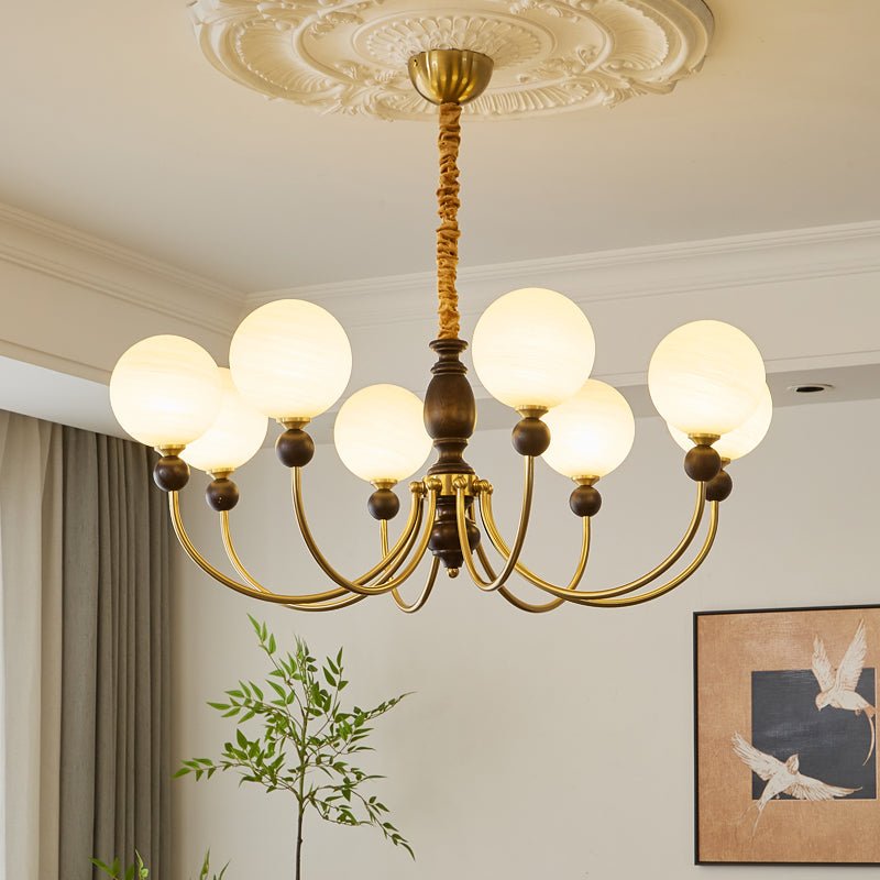 Carmina Orbital Chandelier - Modern Design with Adjustable Arms & LED