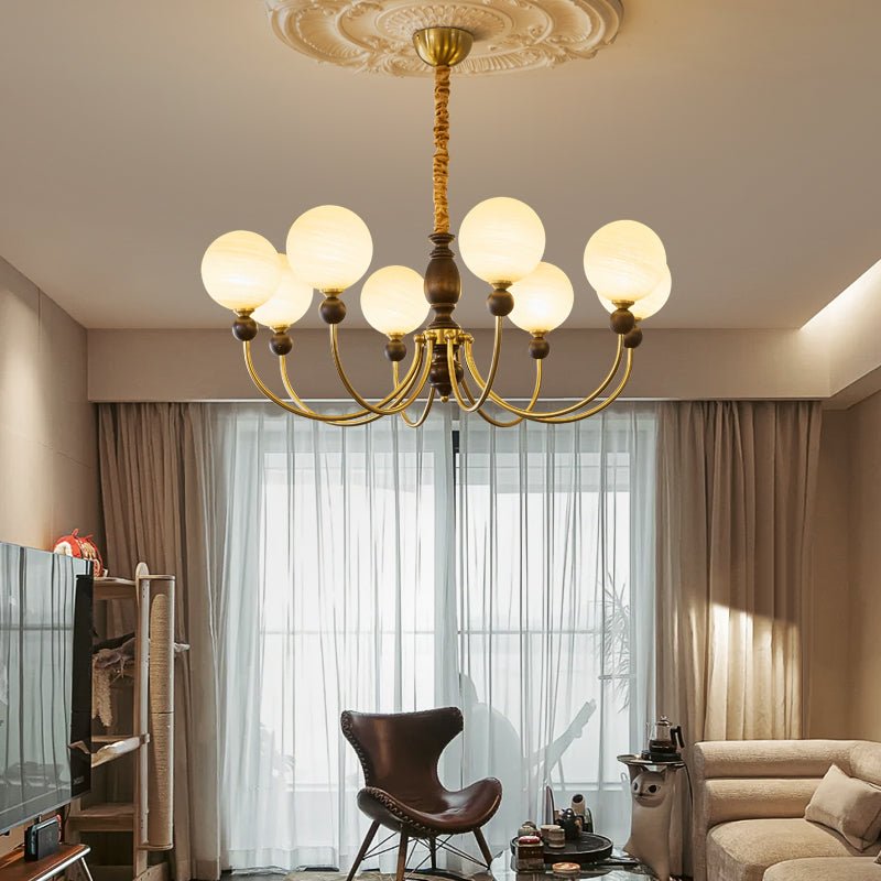 Carmina Orbital Chandelier - Modern Design with Adjustable Arms & LED