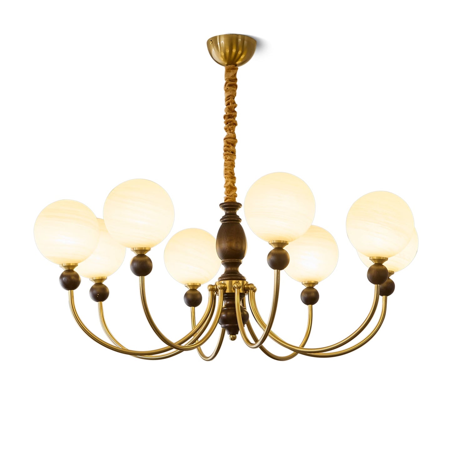 Carmina Orbital Chandelier - Modern Design with Adjustable Arms & LED