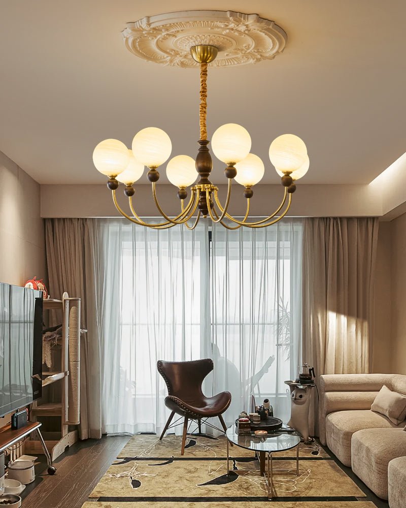 Carmina Orbital Chandelier - Modern Design with Adjustable Arms & LED
