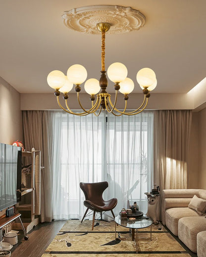 Carmina Orbital Chandelier - Modern Design with Adjustable Arms & LED