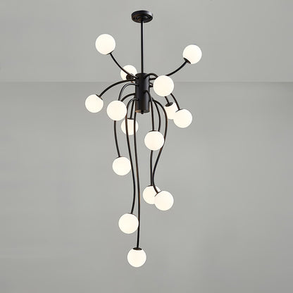 Caroline Chandelier - Elegant Crystal Design with Adjustable Height