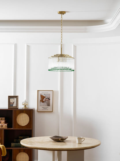 Casandra Crystal Chandelier - Elegant Design & Adjustable Height