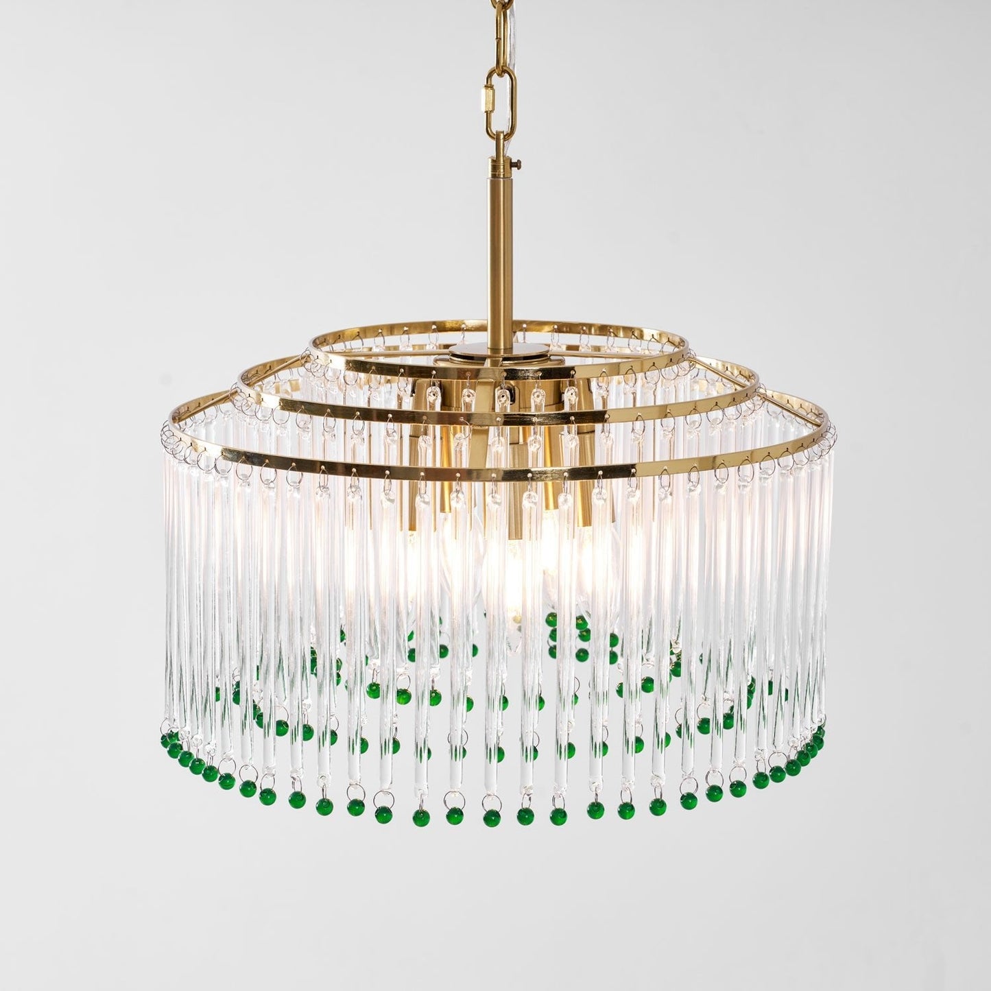 Casandra Crystal Chandelier - Elegant Design & Adjustable Height