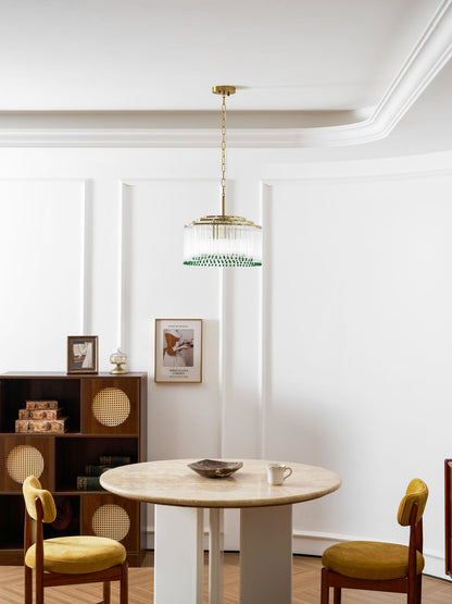 Casandra Crystal Chandelier - Elegant Design & Adjustable Height