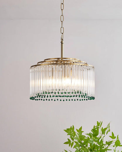 Casandra Crystal Chandelier - Elegant Design & Adjustable Height