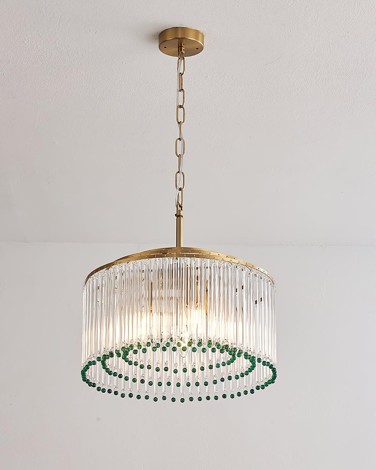 Casandra Crystal Chandelier - Elegant Design & Adjustable Height