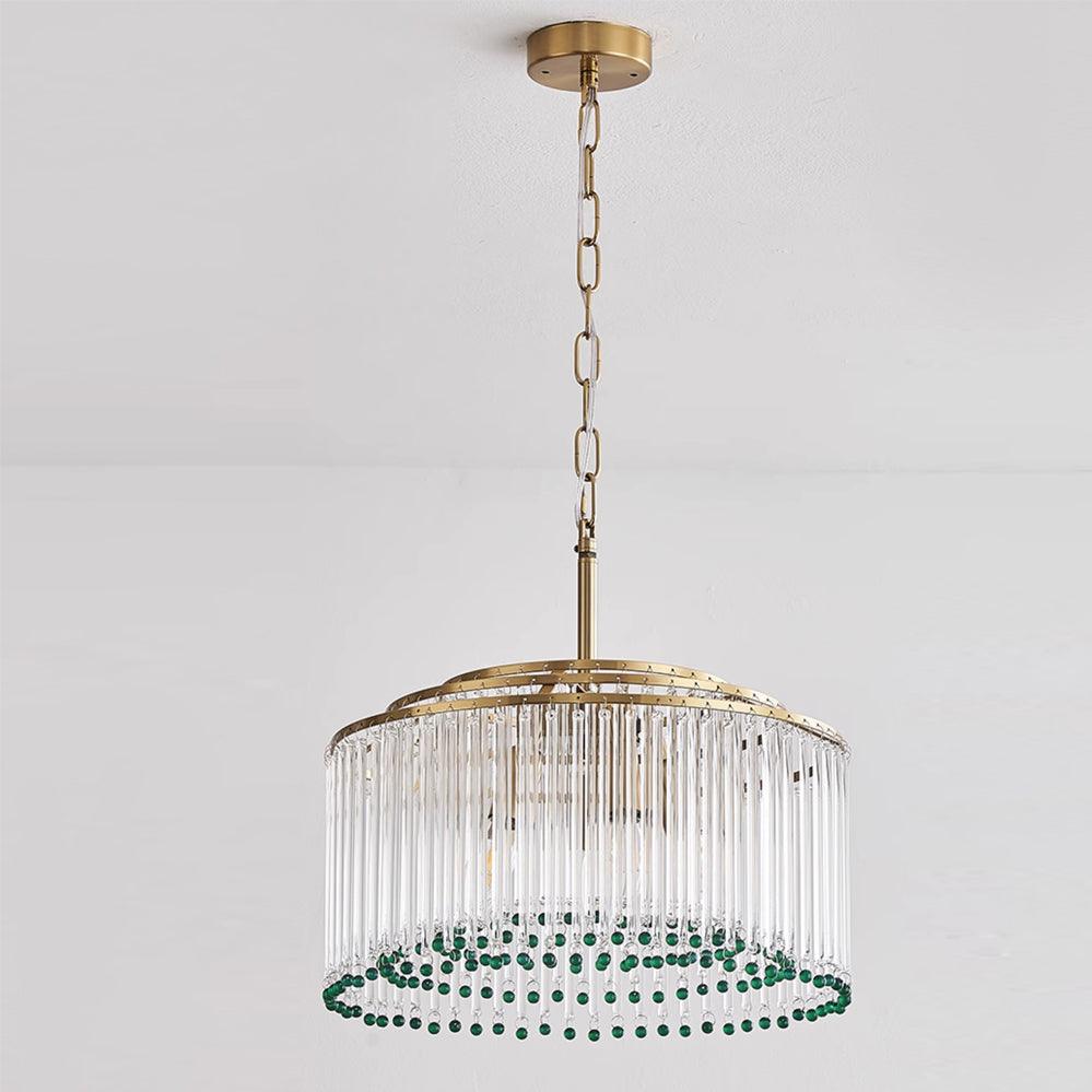 Casandra Crystal Chandelier - Elegant Design & Adjustable Height