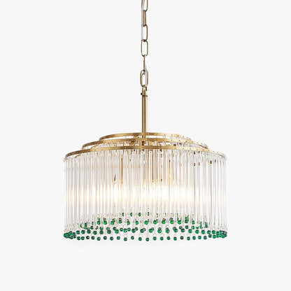 Casandra Crystal Chandelier - Elegant Design & Adjustable Height