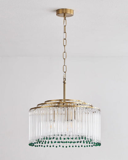 Casandra Crystal Chandelier - Elegant Design & Adjustable Height