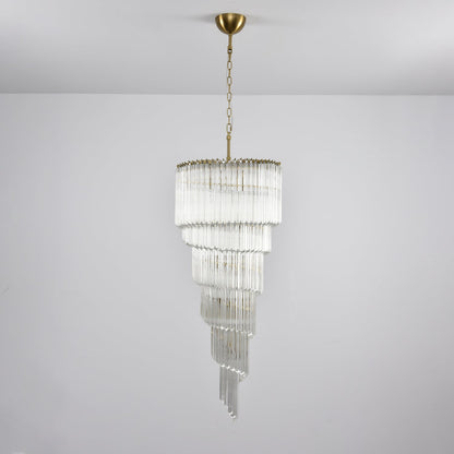Cascada Spiral Clear Chandelier - Elegant Design, Energy Efficient LED