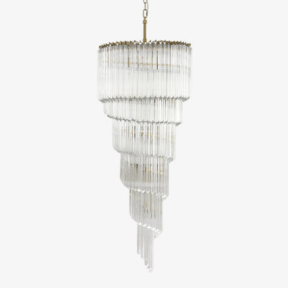 Cascada Spiral Clear Chandelier - Elegant Design, Energy Efficient LED