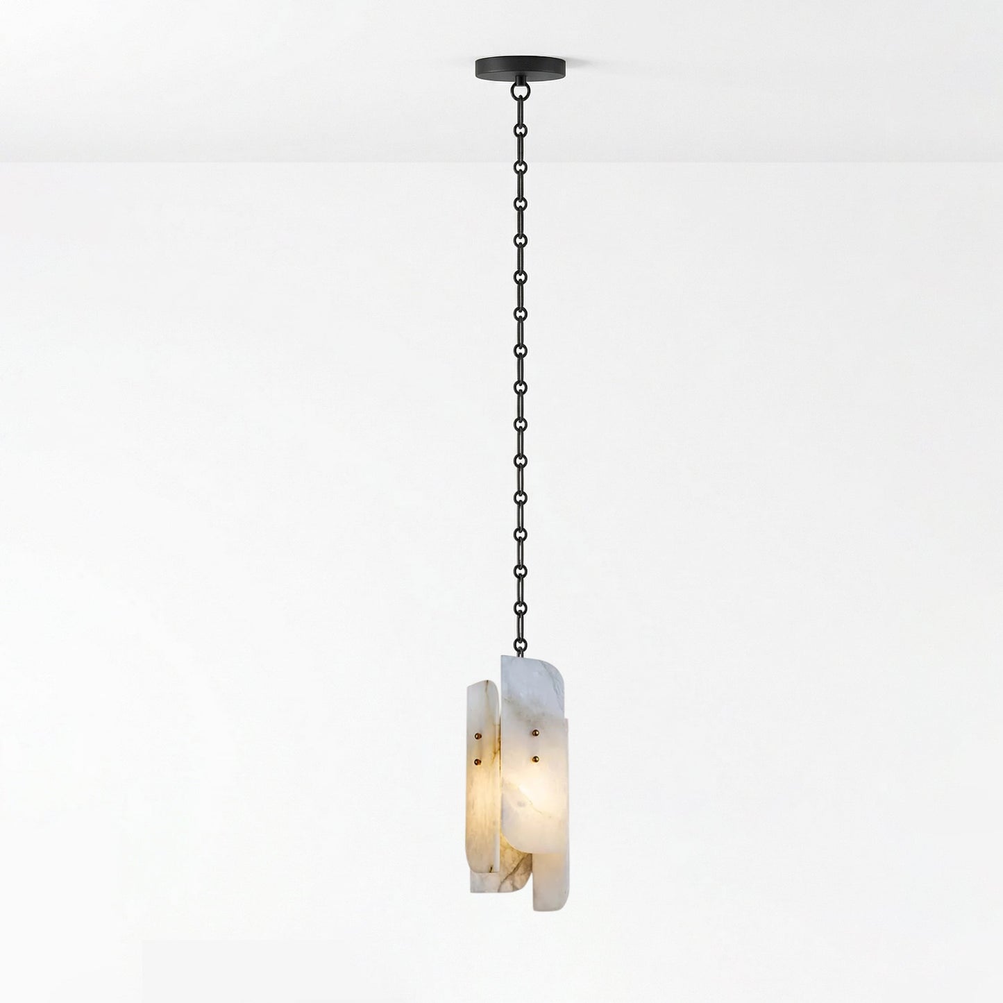 Cascading Chain Cluster Chandelier - Adjustable Height, Modern Design