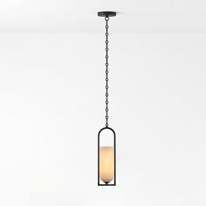 Cascading Chain Lantern Chandelier - Adjustable Height, Warm Glow Ligh