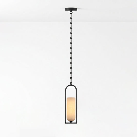 Cascading Chain Lantern Chandelier - Adjustable Height, Warm Glow Ligh