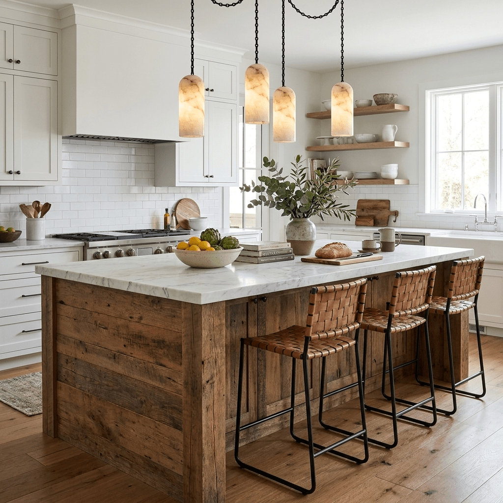 Cascading Chain Capsule Chandelier - Modern Design, Adjustable Height