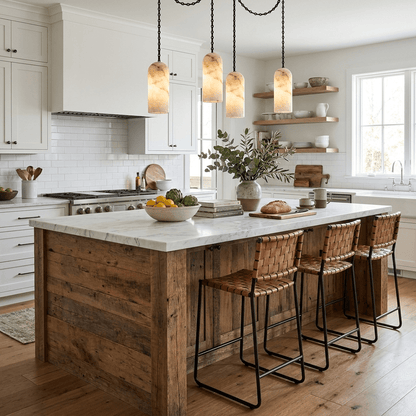 Cascading Chain Capsule Chandelier - Modern Design, Adjustable Height