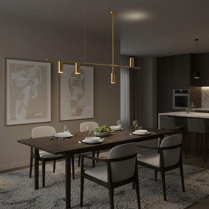 Cassandra Linear Chandelier - Modern Design with Adjustable Height & L