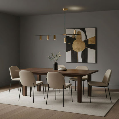 Cassandra Linear Chandelier - Modern Design with Adjustable Height & L