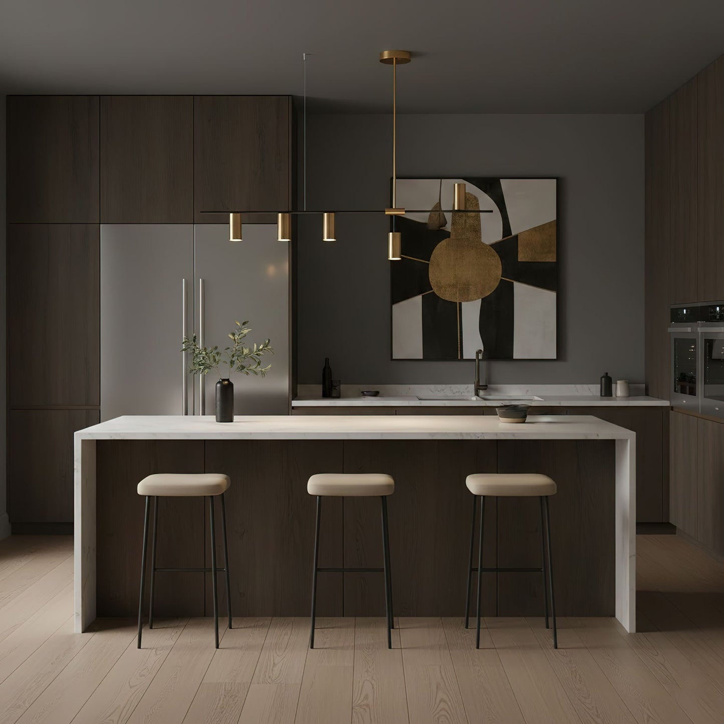 Cassandra Linear Chandelier - Modern Design with Adjustable Height & L