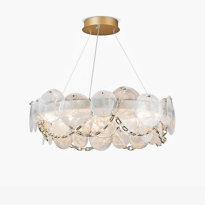 Elegant Cassia Chandelier - Adjustable Height, Crystal Accents