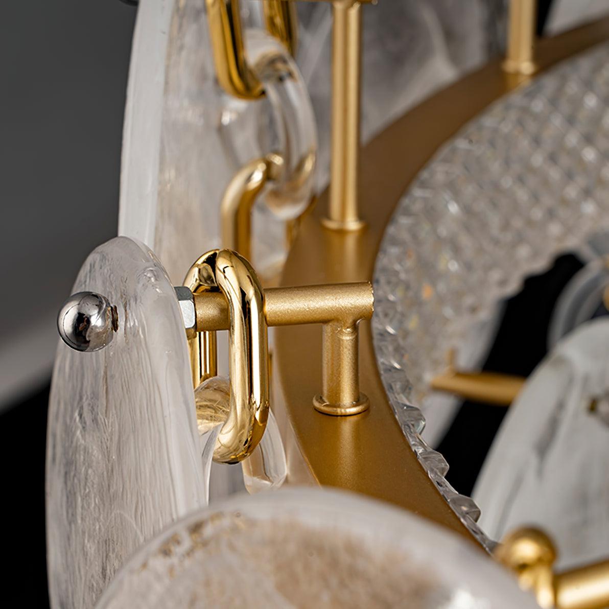 Elegant Cassia Chandelier - Adjustable Height, Crystal Accents